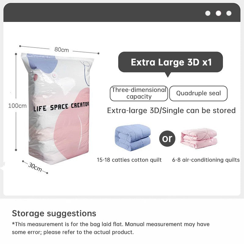 Housses de Compression sous Vide sans Pompe