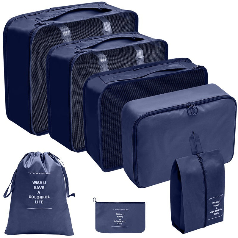 Set de 7 Cubes de Rangement pour Valise