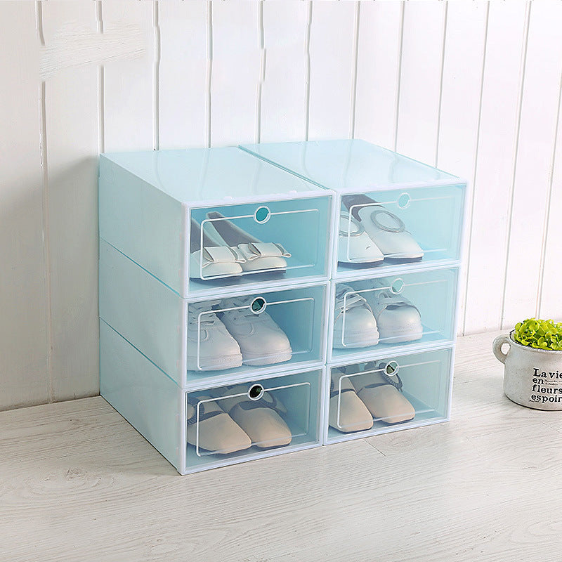 Boîte à Chaussures Transparente Empilable