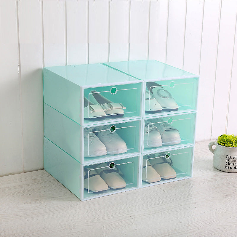 Boîte à Chaussures Transparente Empilable