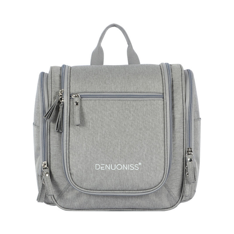 Women's travel toiletry bag with makeup mirror hanging men's and women's waterproof cosmetic bag can be hung on the car storage bag